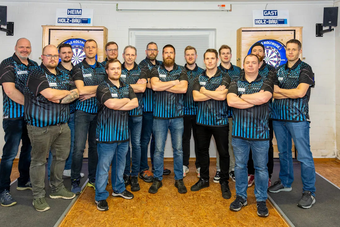 Dartsmannschaft des TuS Holthusen