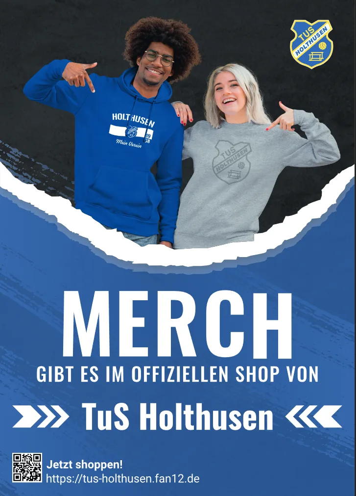 Merch von TuS Holthusen: Hoodie und Sweatshirt mit Vereinswappen
